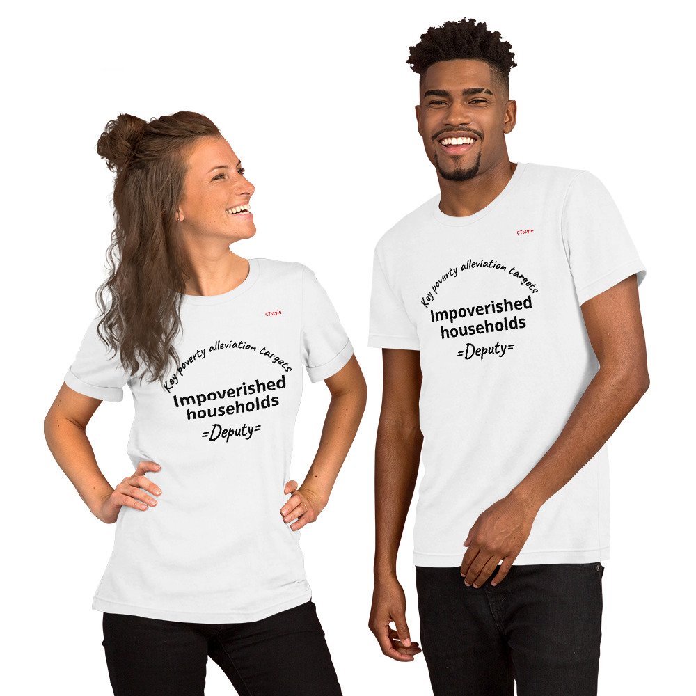 Impoverished households t-shirt